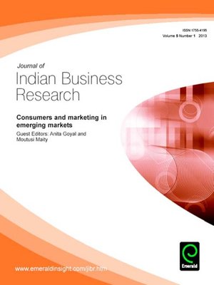cover image of Journal of Indian Business Research, Volume 5, Issue 1